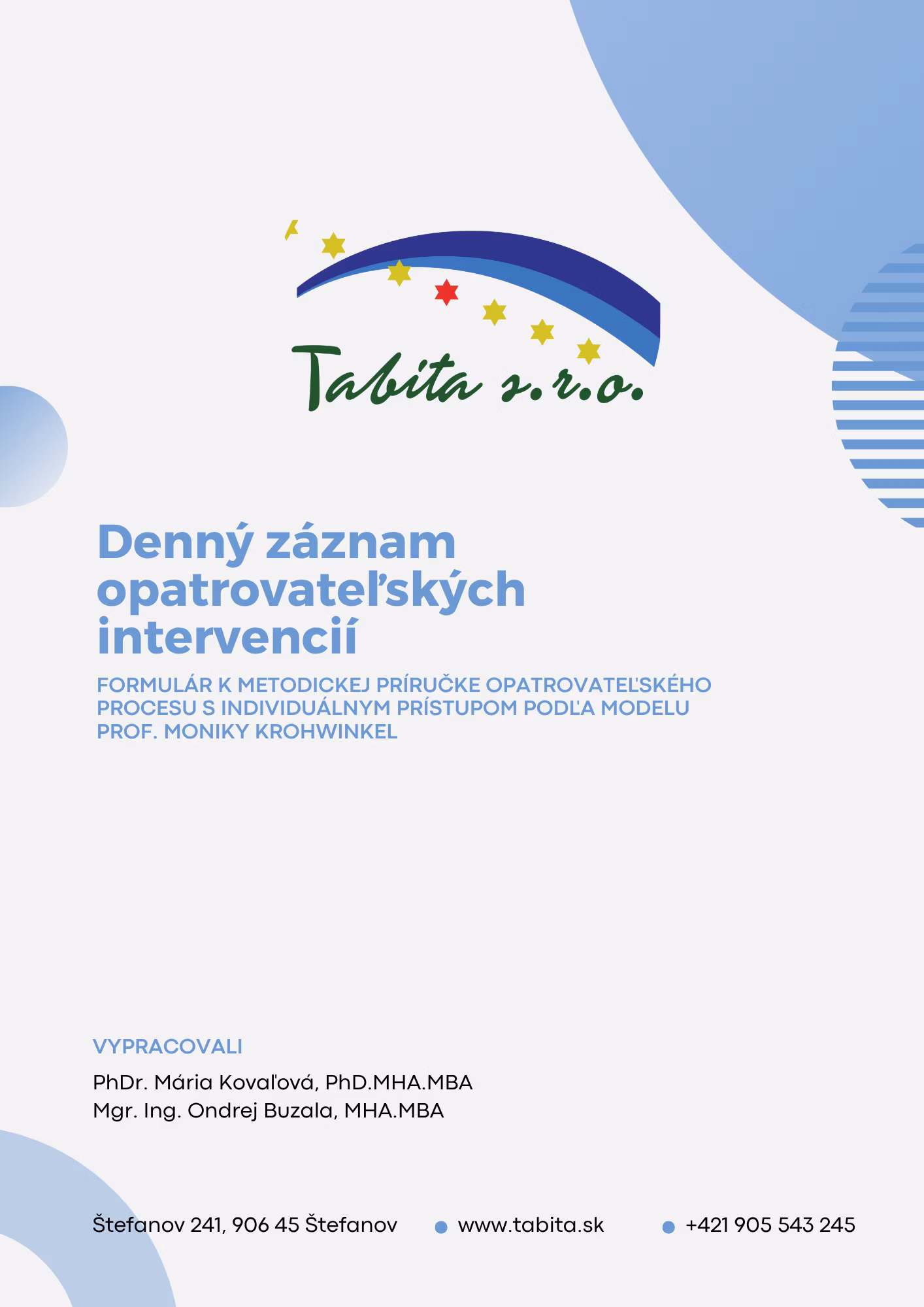 Denný záznam opatrovateľských intervencií