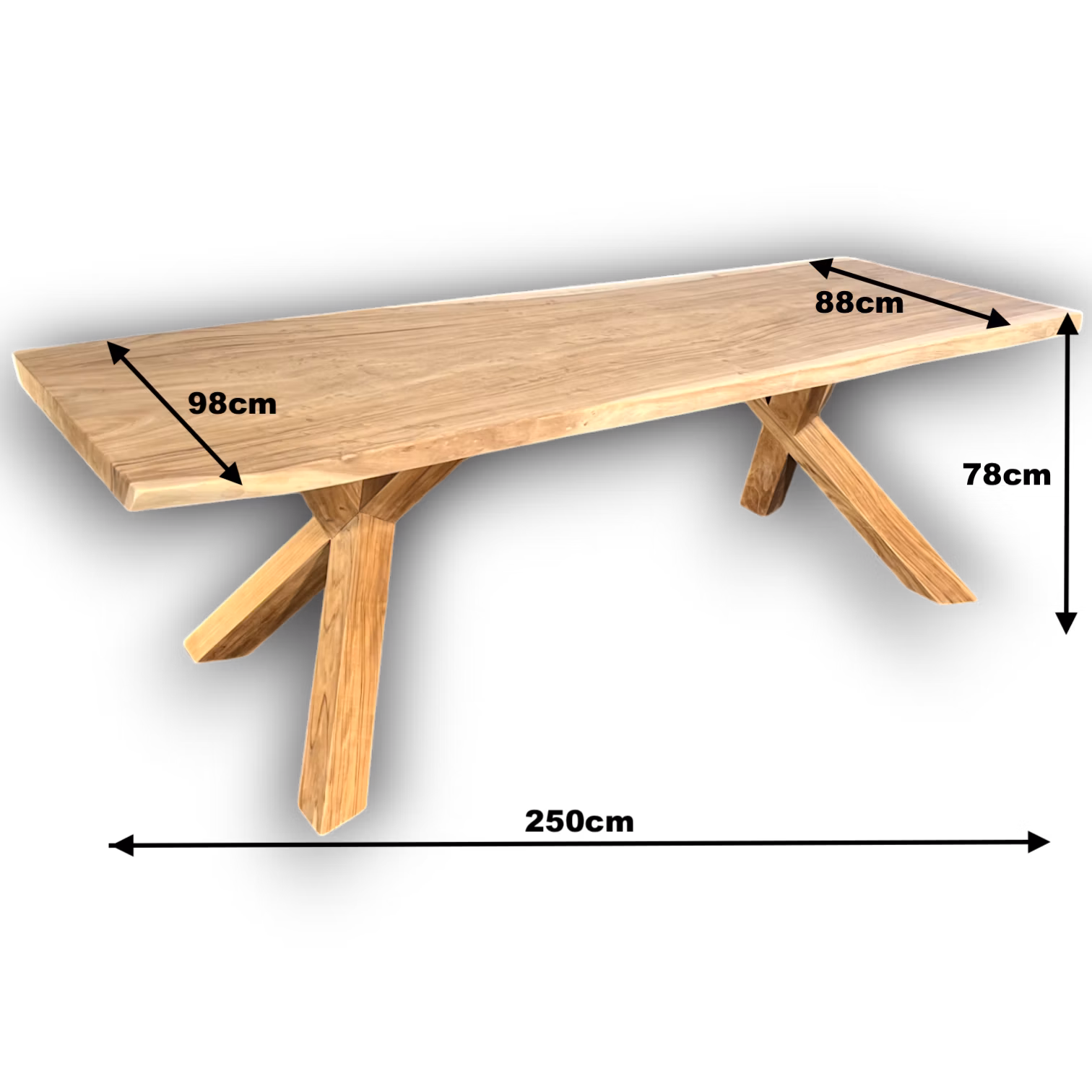 Suarový stůl 250x98x78