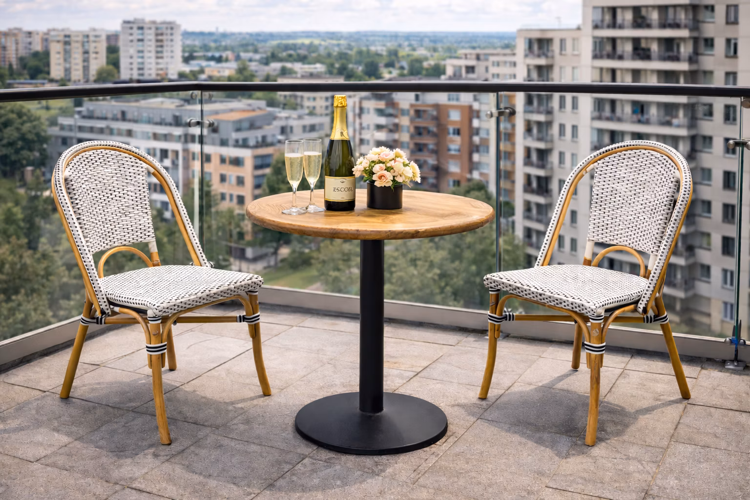BISTRO+VARENA ⌀75cm-Bílá