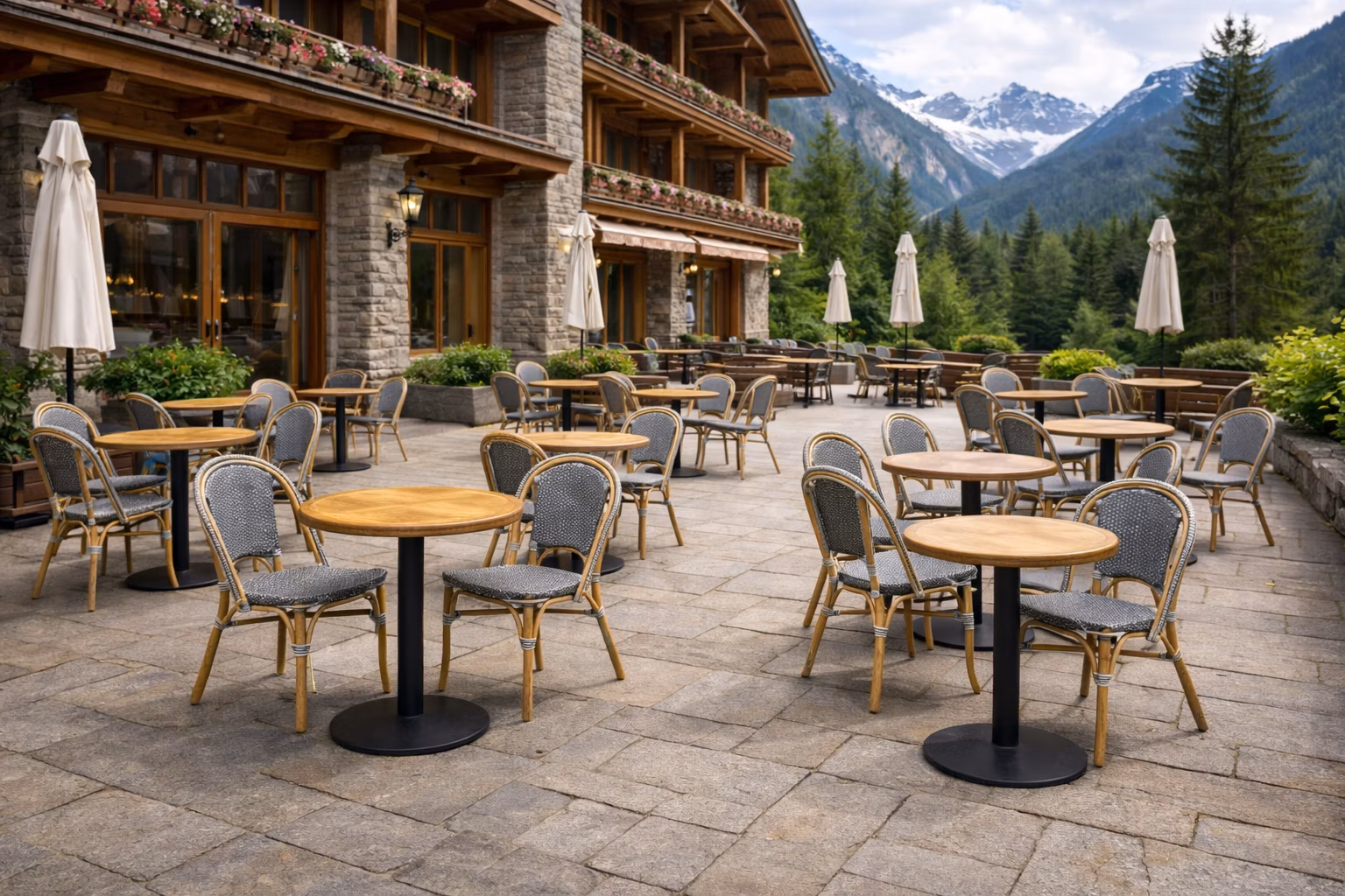 BISTRO-židle z ratanu
