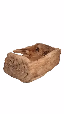 Dřevěná hrubá mísa z teaku