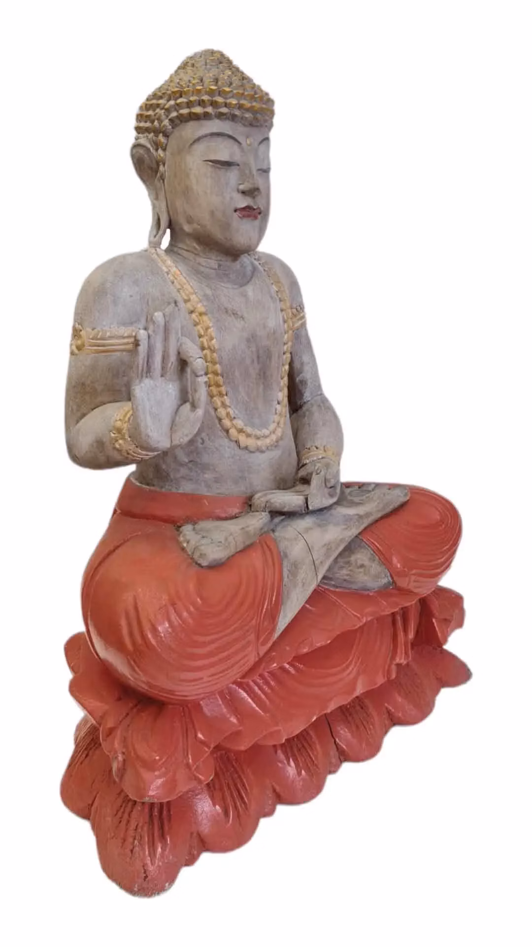 Buddha červený 4 50 cm