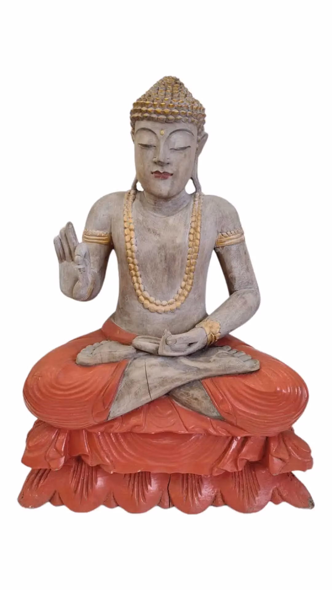 Buddha červený 4 50 cm