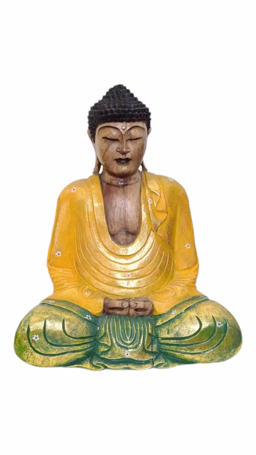 Buddha zlatý 3 50 cm