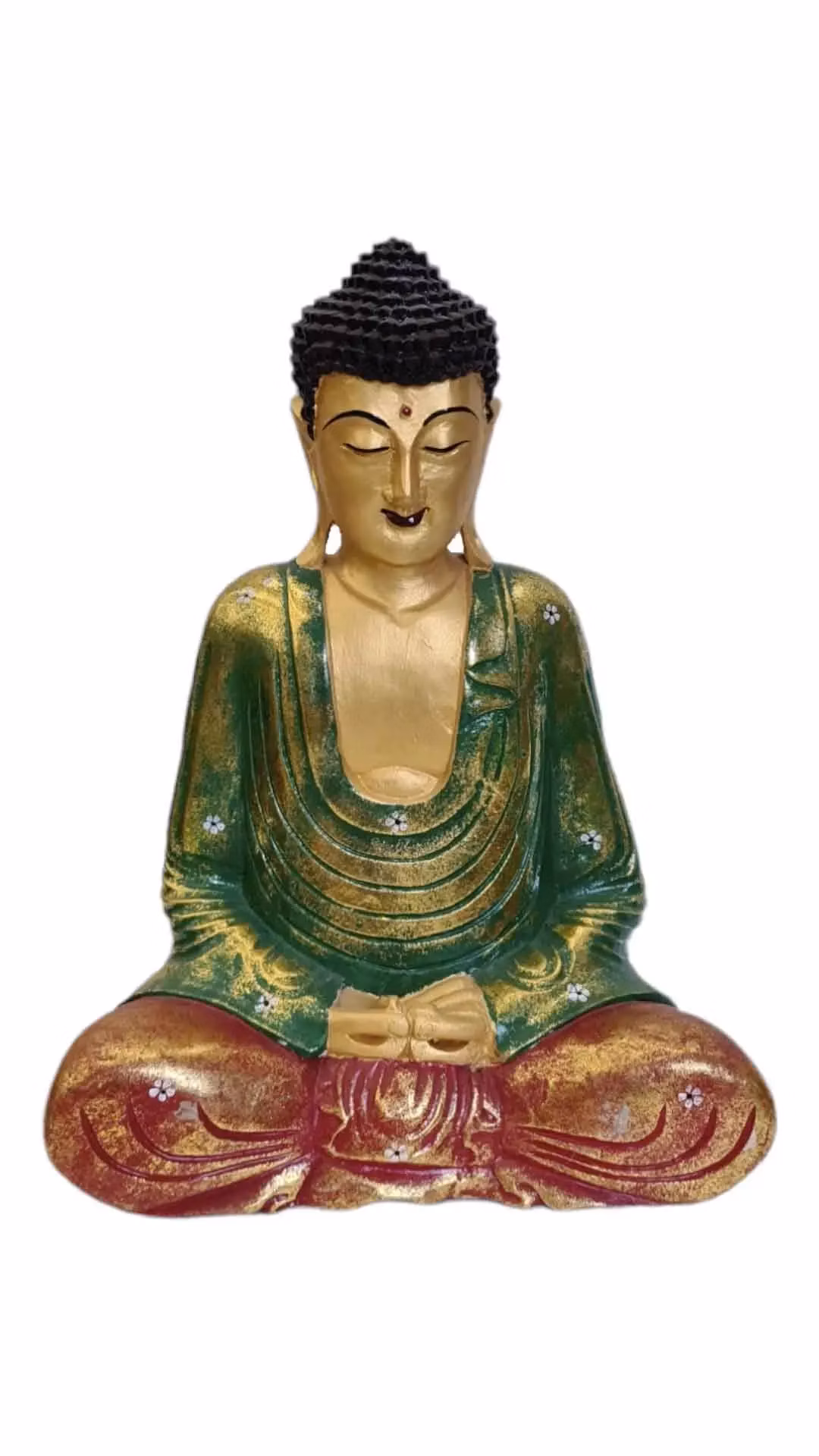 Buddha s červenými kalhotami 3 42 cm