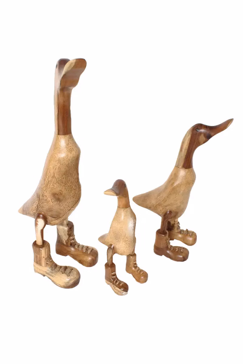 Dřevěné kachničky, indičtí běžci 30cm