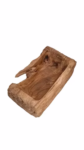 Dřevěná hrubá mísa z teaku