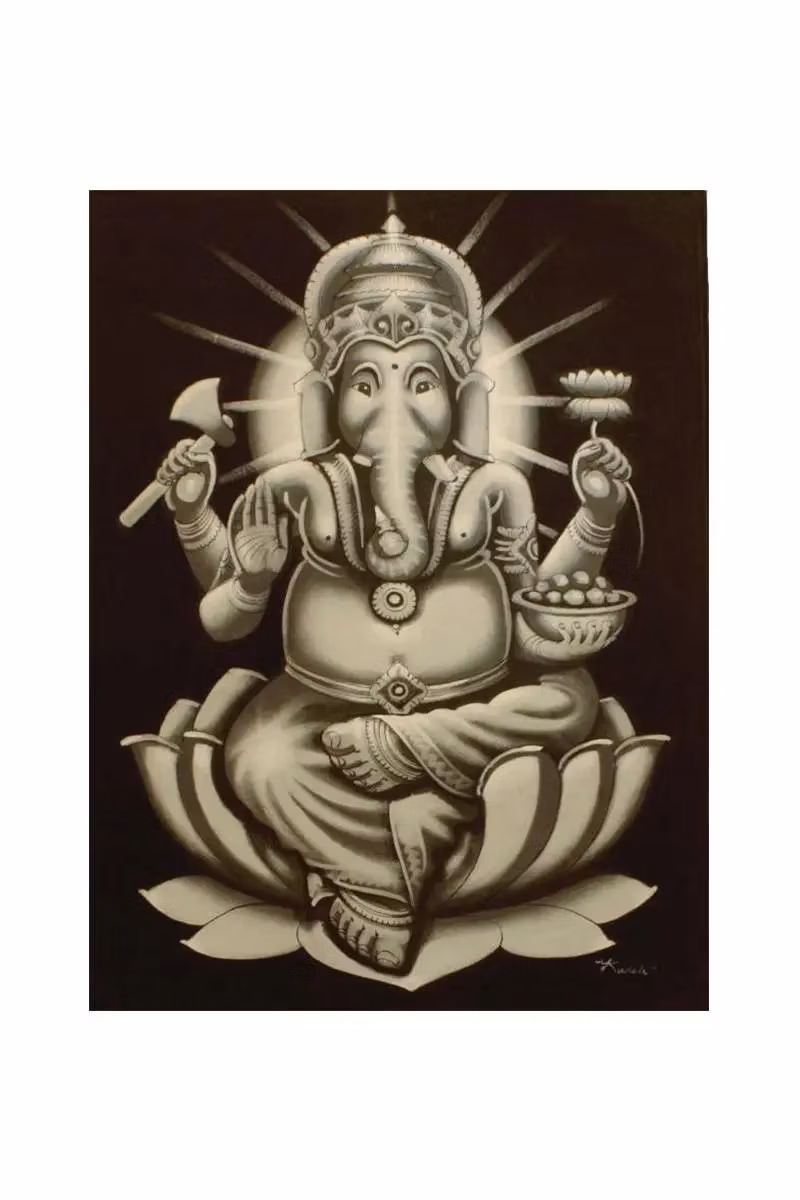 Obraz Ganesha 60x80 B27