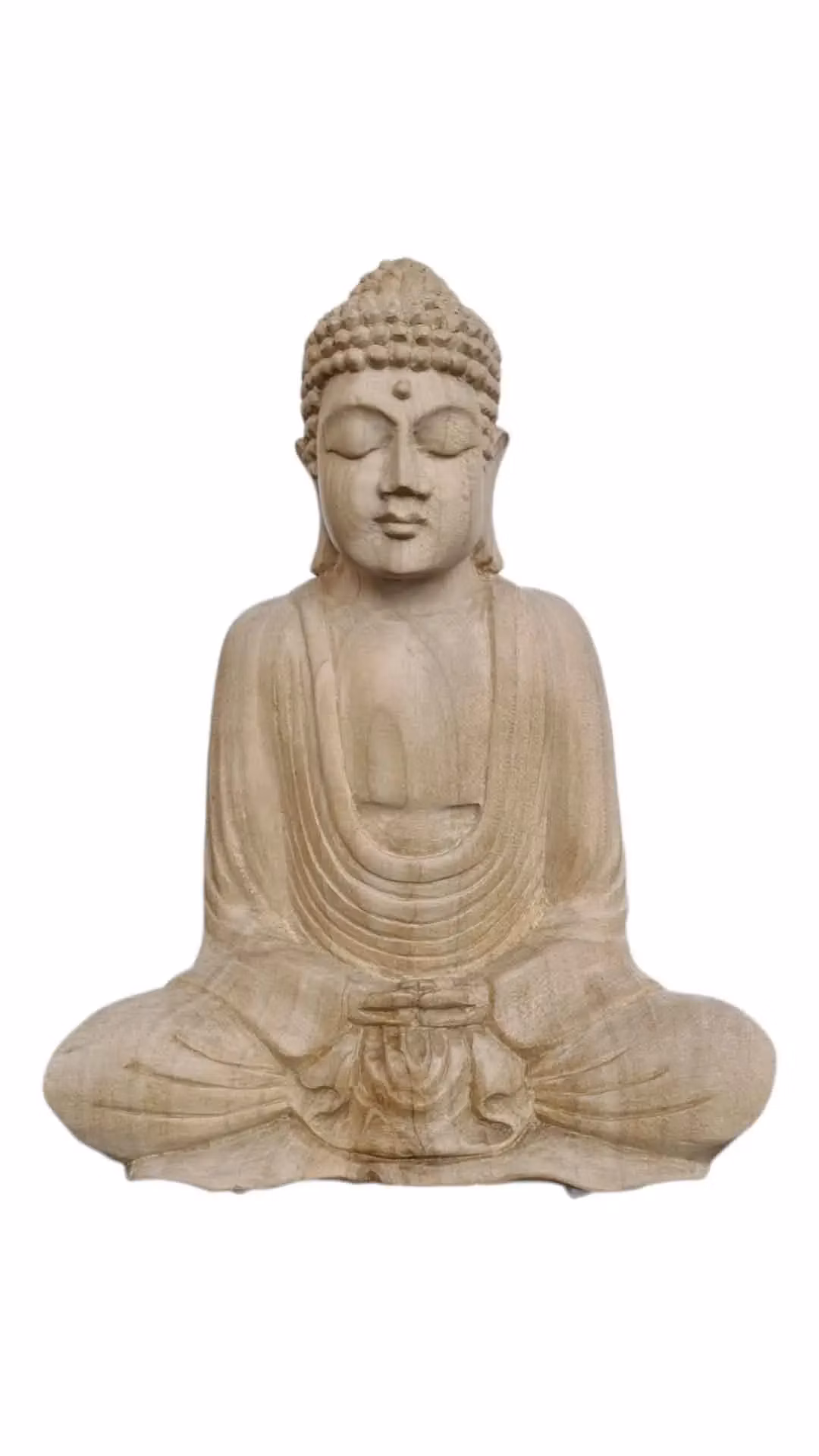 Buddha malý přírodní 21 cm