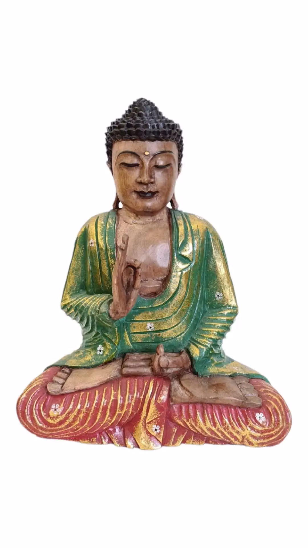 Buddha s červenými nohavicami 1