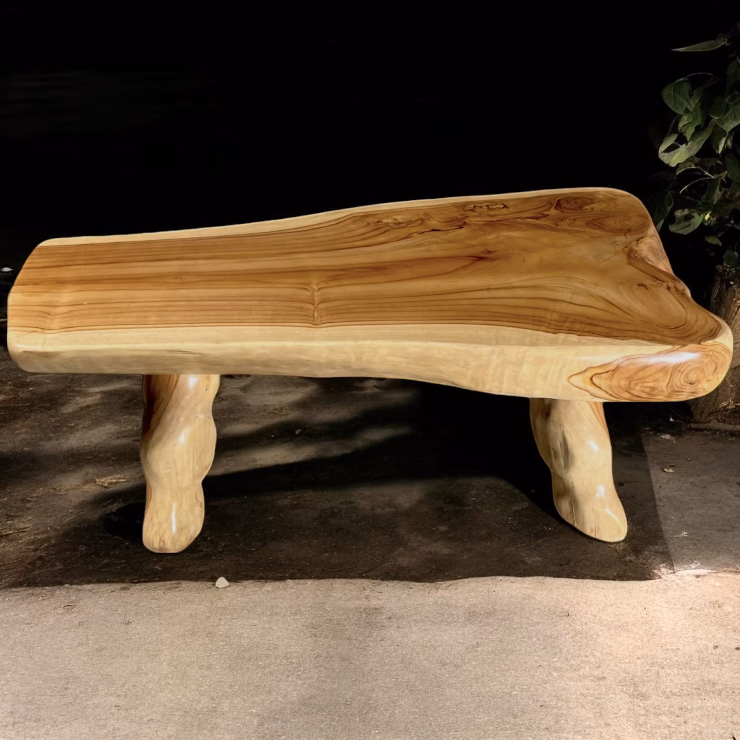 ROOT- lavica z teaku 110x55x50
