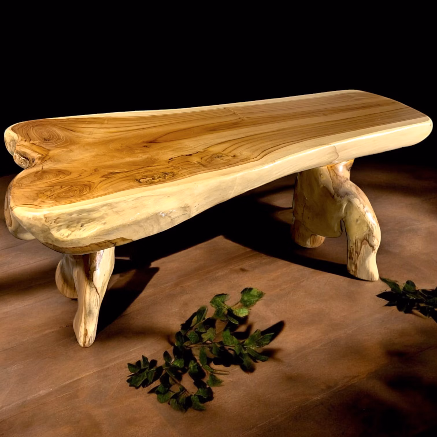 ROOT- lavica z teaku 110x55x50