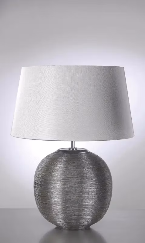 Stolná lampa Caesar Silver