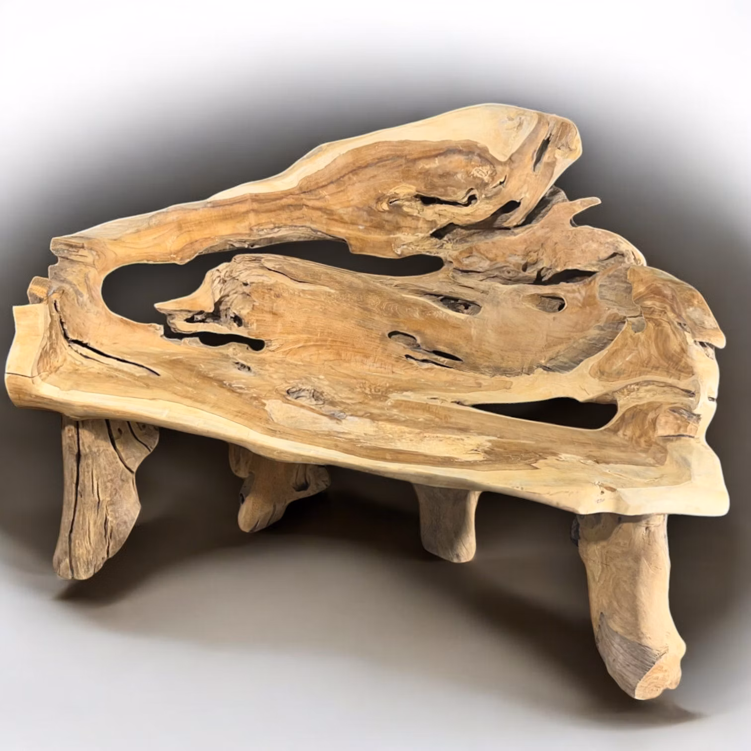 ROOT - lavica z teaku 150x65x105