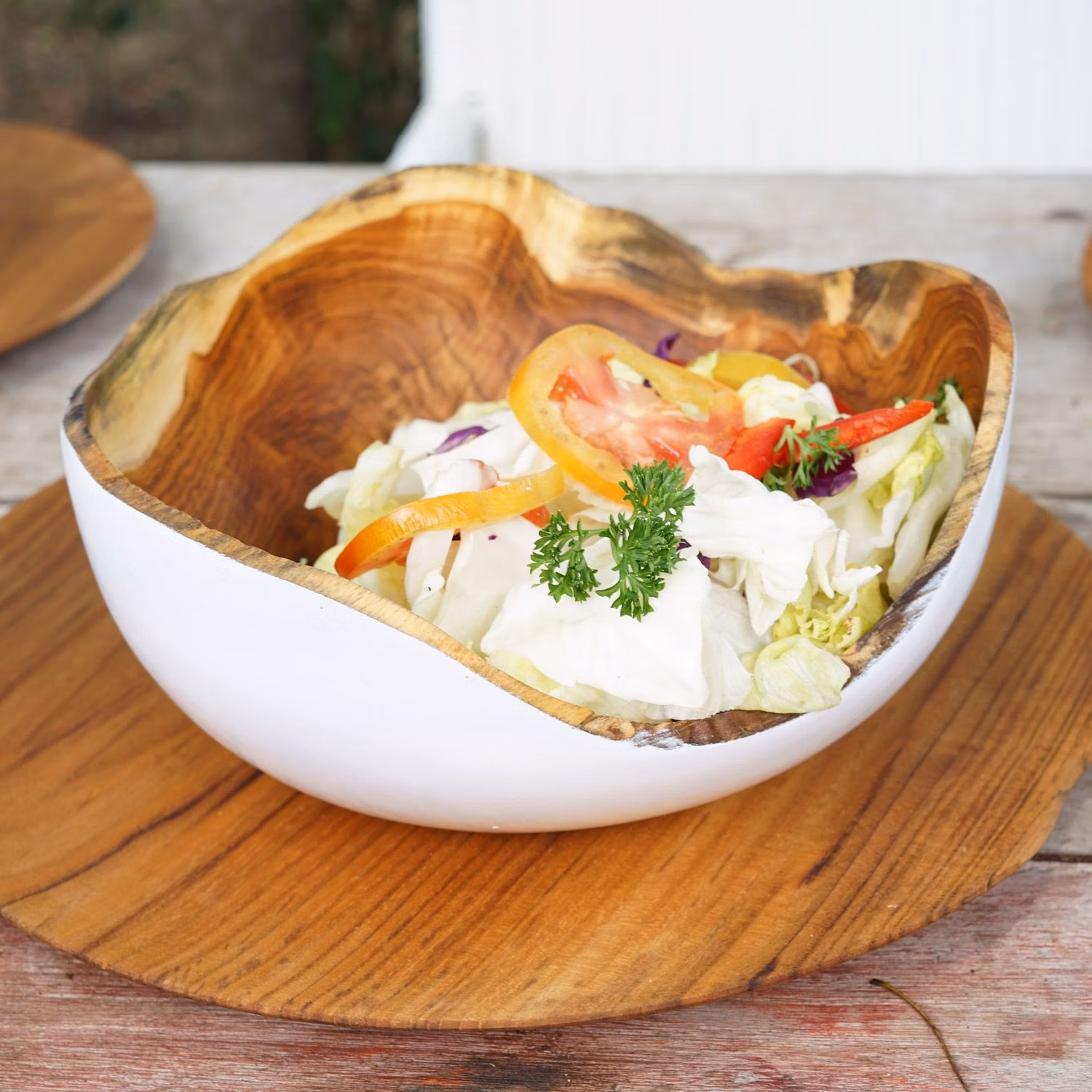 Moderná miska ADAGIO z teaku