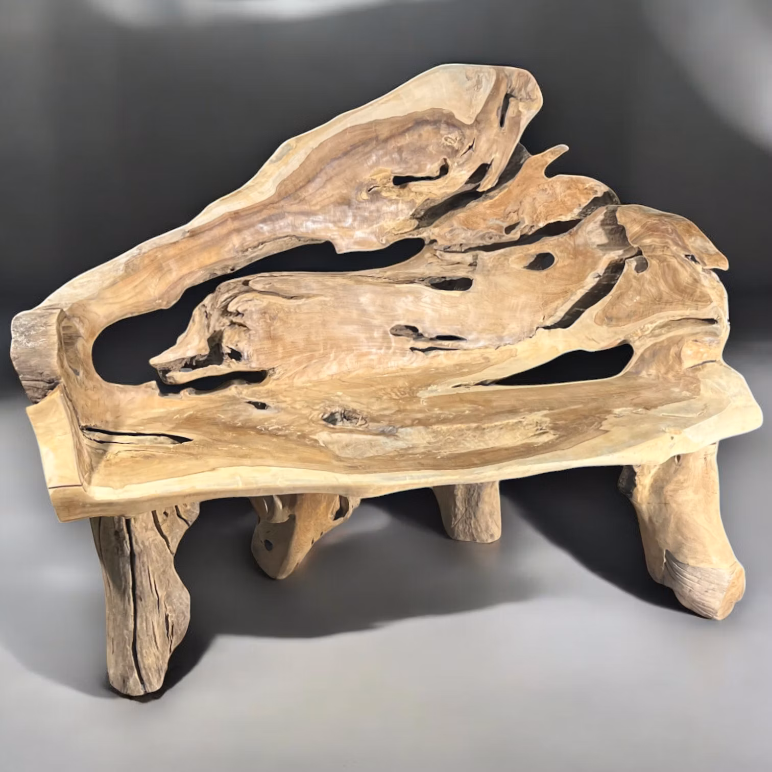 ROOT - lavica z teaku 150x65x105
