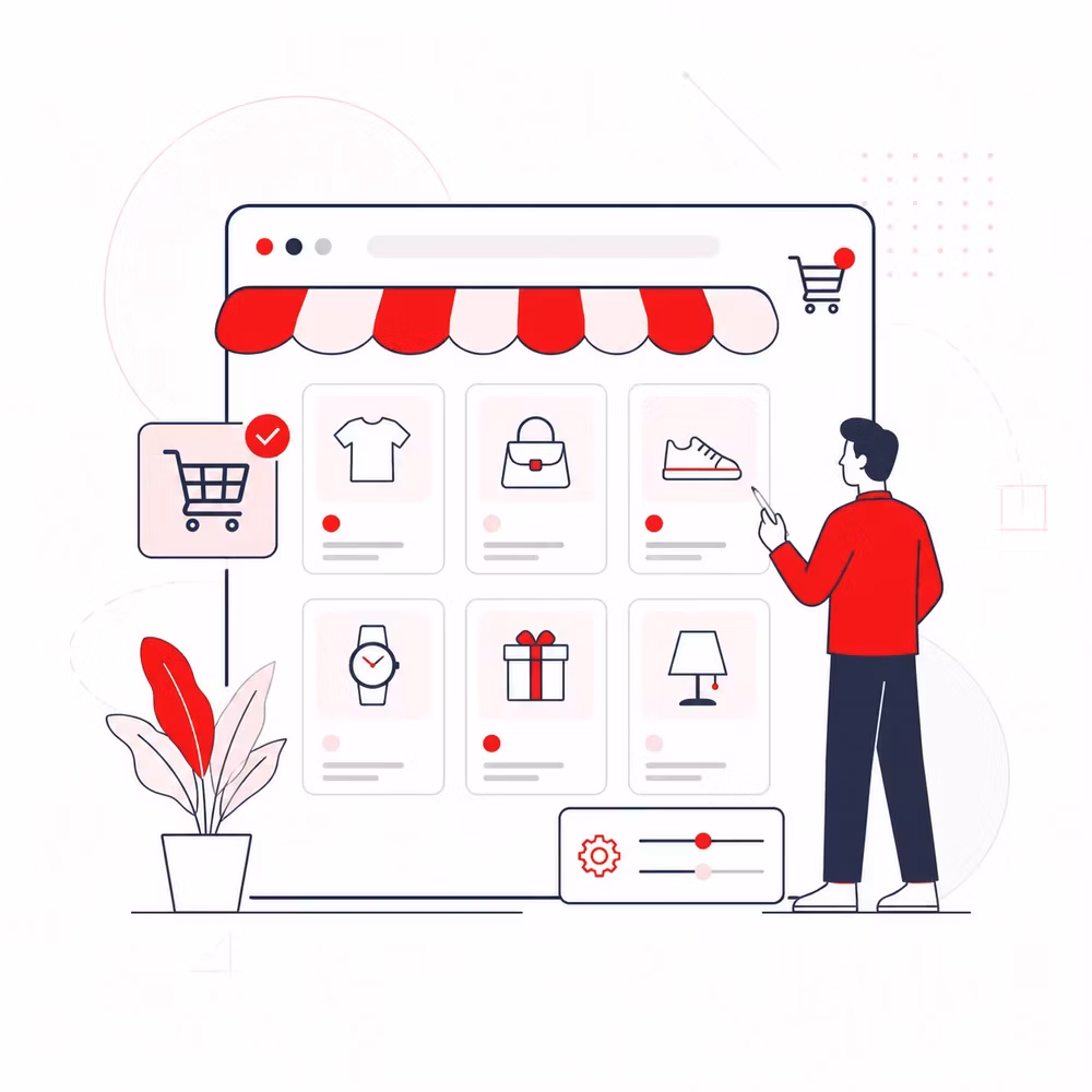 Ilustrácia – tvorba e-shopu