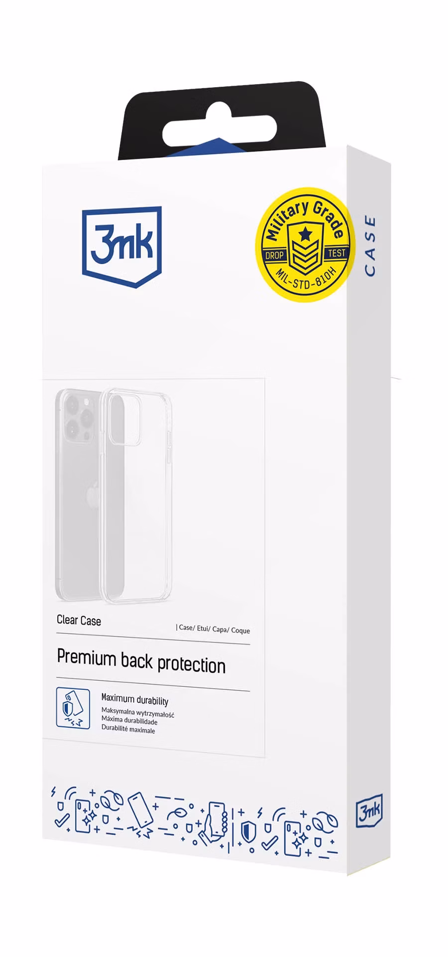 Packshot 3mk Clear Case