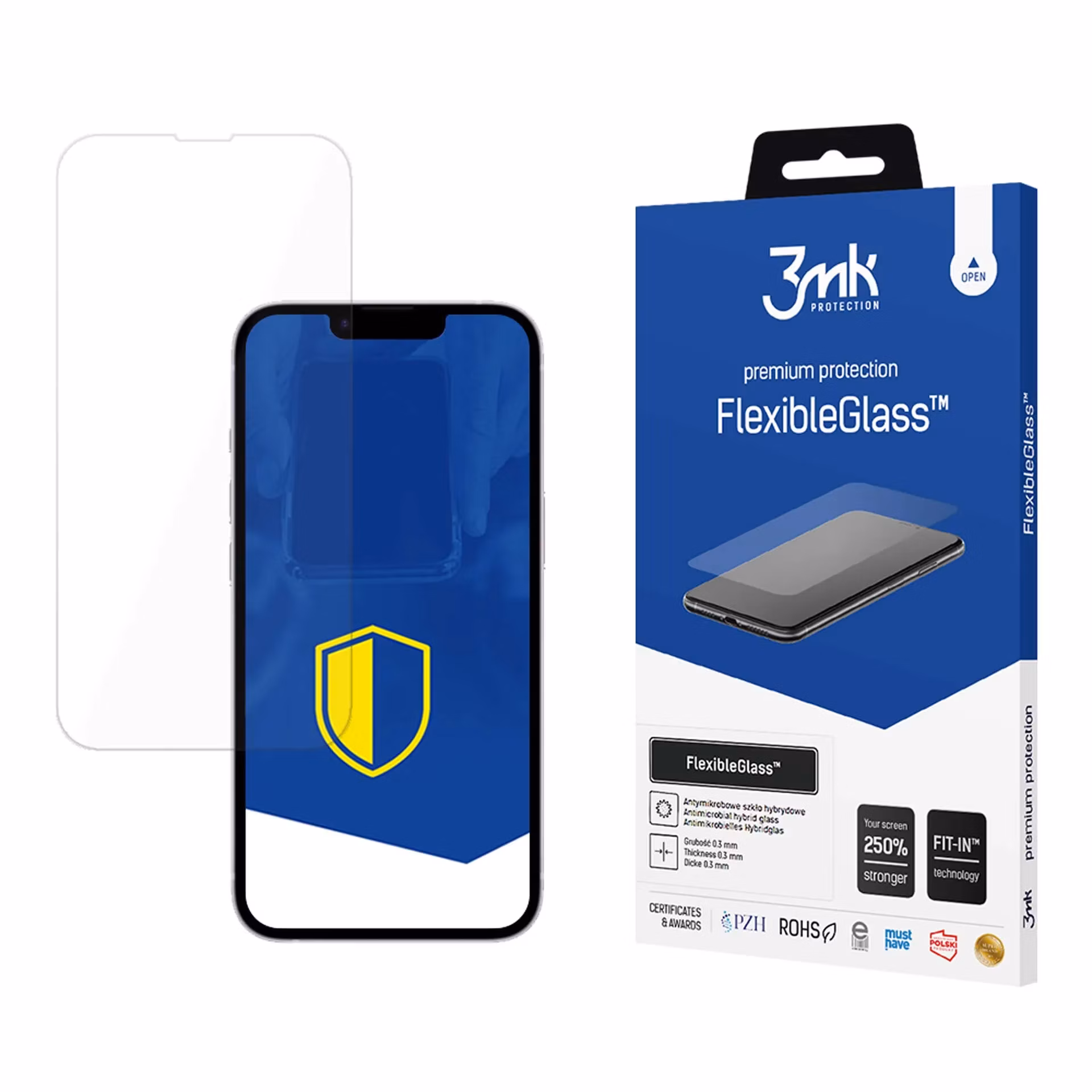 Hybridné nerozbitné sklo na Apple iPhone 16E/17E - 3mk FlexibleGlass™