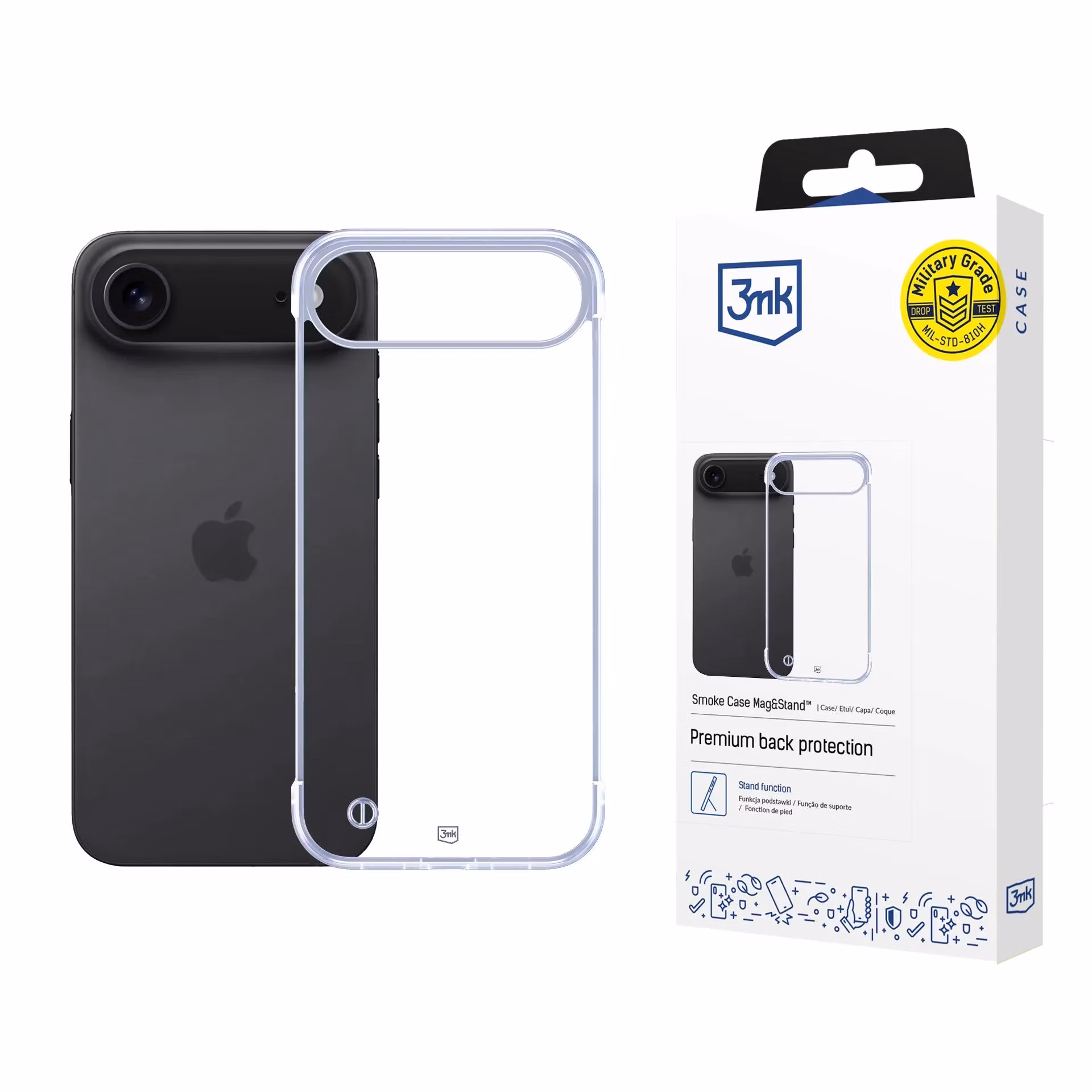 Ultrajemný kryt na Apple iPhone 17 Air - 3mk Just20g Clear Case