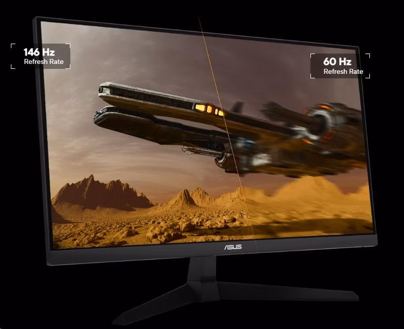 Obr. Rýchlosť obnovy 146 Hz a doba odozvy 1,0 ms (gtg) 1761824c