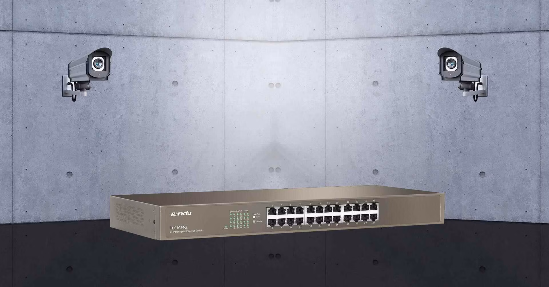 Obr. 24 portový Gigabit Ethernet Switch TEG1024G 518625a