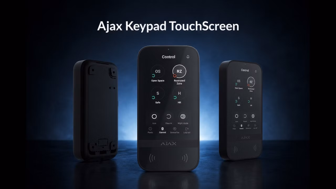KeyPad TouchScreen Jeweller: the ultimate security & automation control panel