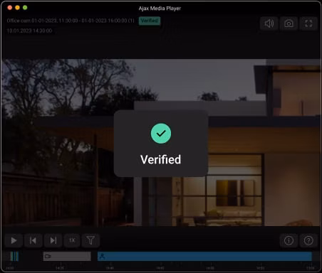 Export videa s digitálnym podpisom