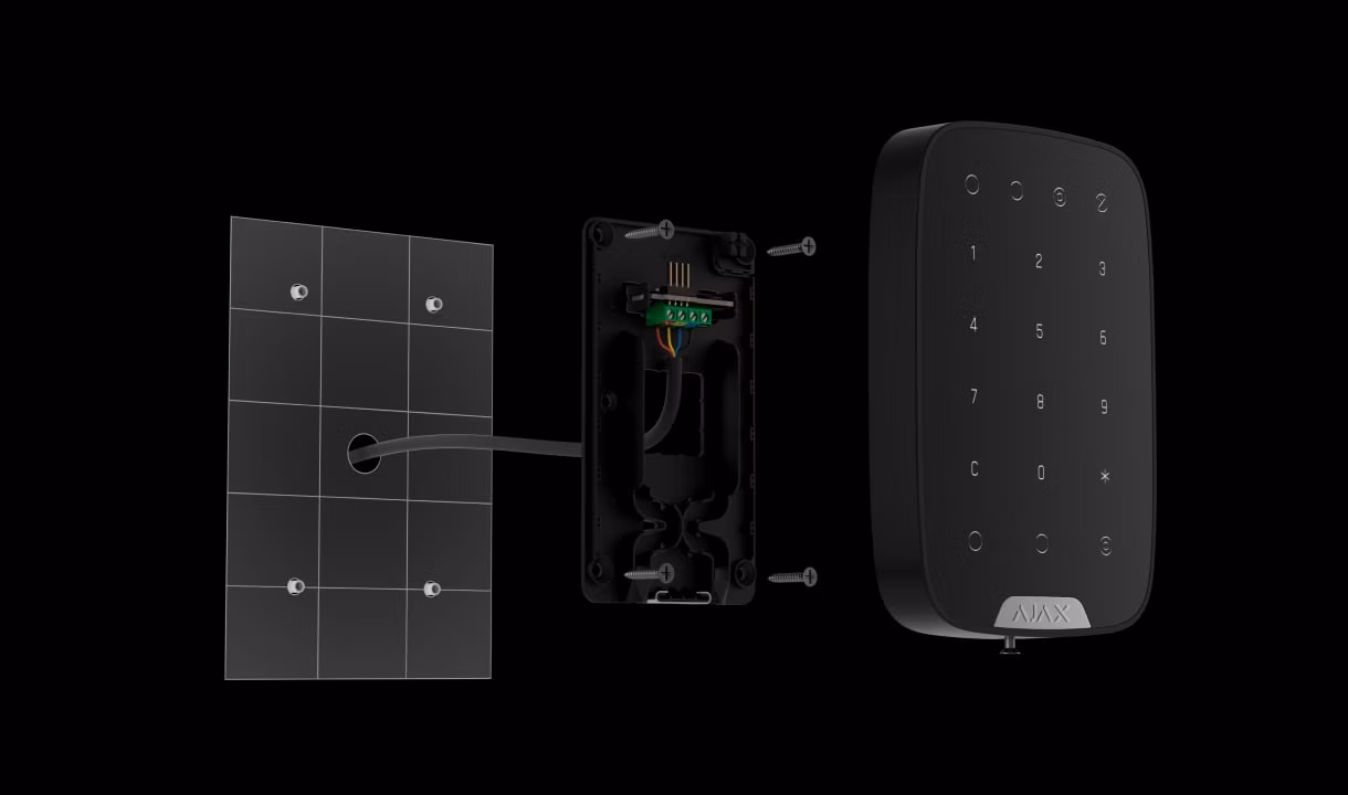 Inštalácia Superior KeyPad Fibra