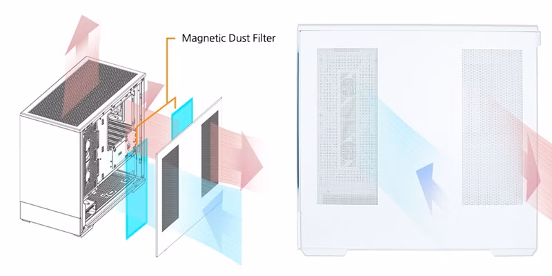obrázek magnetické prachové filtry