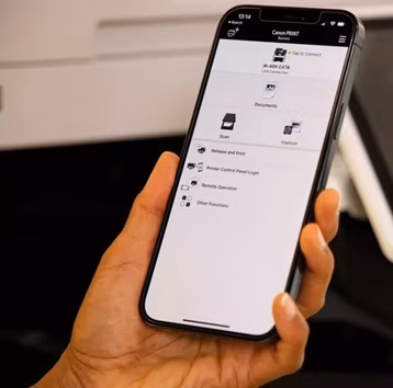 obrázek ovládání pomocí mobilní aplikace