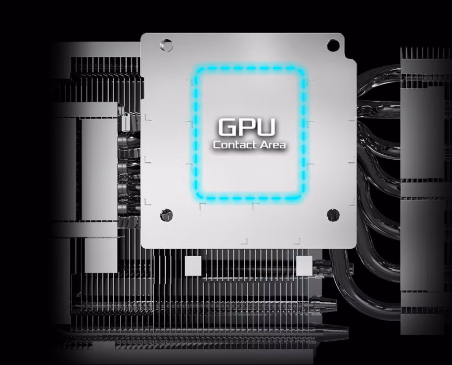 obrázek GPU kontaktní plocha