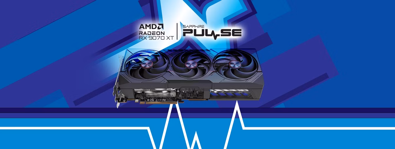 obrázek Sapphire Radeon PULSE RX 9070 XT 16G GAMING