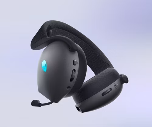 obrázek herní headset Dell Alienware AW725H ovládání