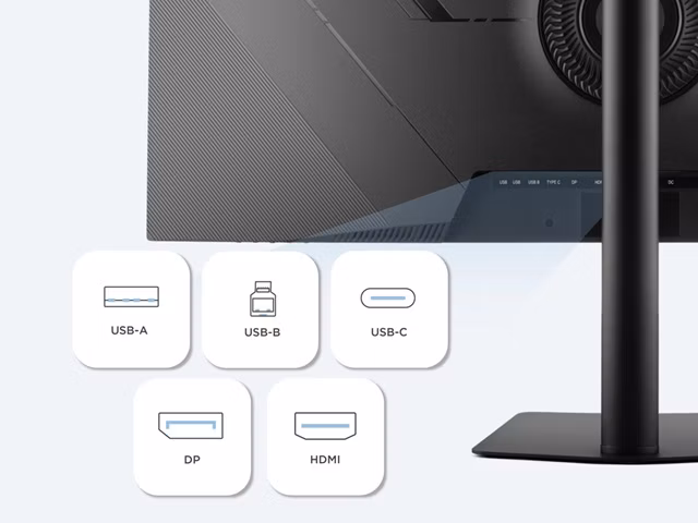 monitor ViewSonic VA3820C konektory
