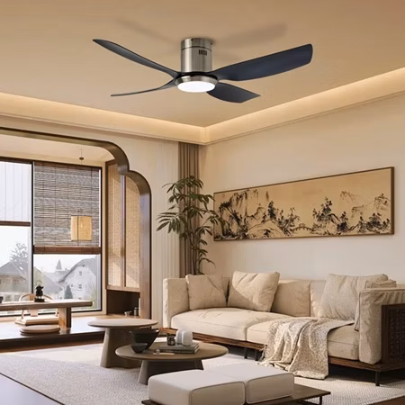 obrázek svítidlo s ventilátorem MMAX NEO LITE PURE SMART v interiéru