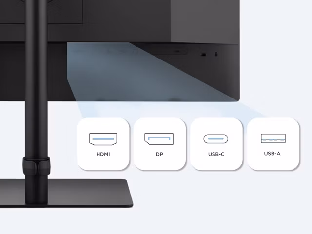 monitor ViewSonic VG2441V konektory