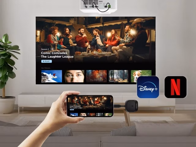 ViewSonic ViewShare WPD-900 zrcadlení z aplikací