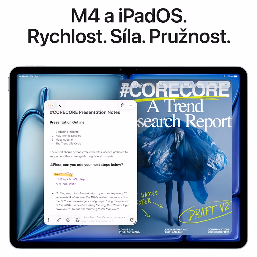 Čip M4 – rychlost, síla, pružnost