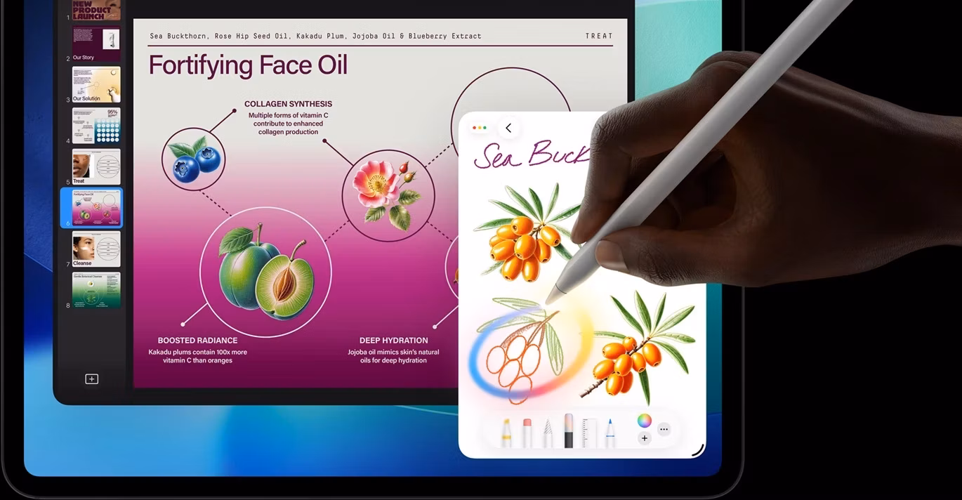 Apple iPad Pro 13" (2025) tvorba poznámek