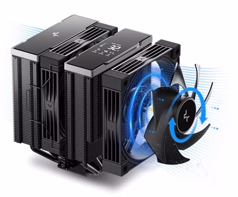 chladič DEEPCOOL AK620 G2 DIGITAL NYX