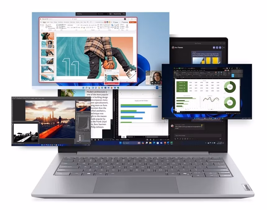 notebook Lenovo ThinkBook 14 G8 multitasking
