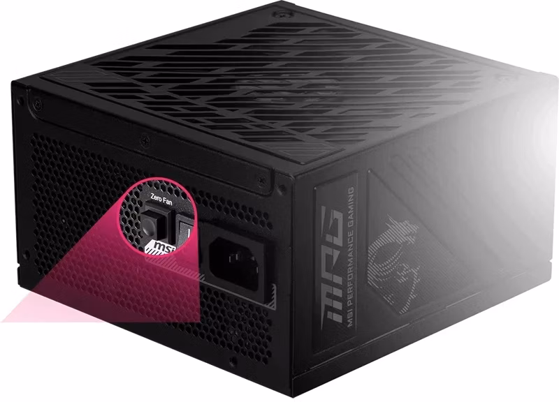 MSI MPG A1250GS PCIE5 Zero Fan