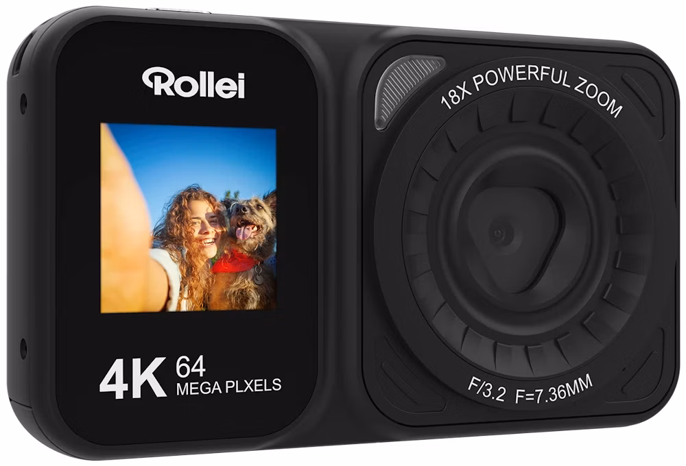 Rollei Compactline 64 Dual Screen V2 - ze strany