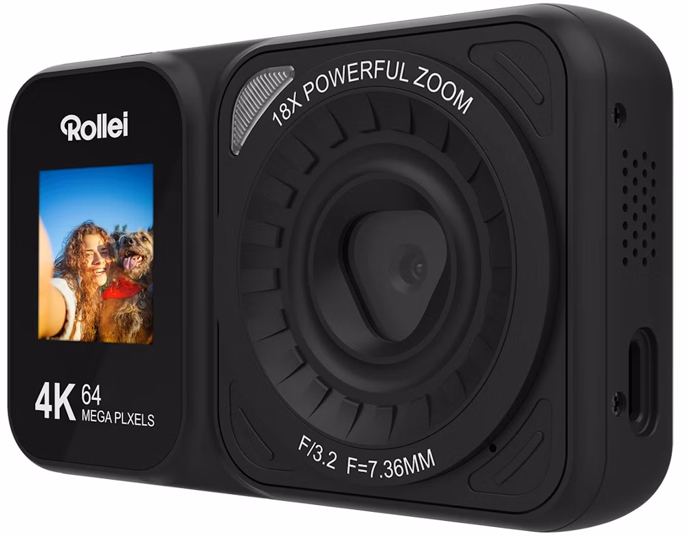 Rollei Compactline 64 Dual Screen V2 - ze strany