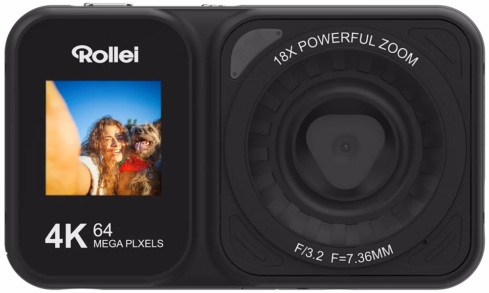 Rollei Compactline 64 Dual Screen V2 - z přední strany