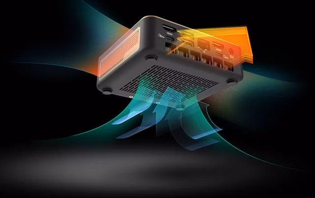 Sapphire EDGE AI proudění vzduchu