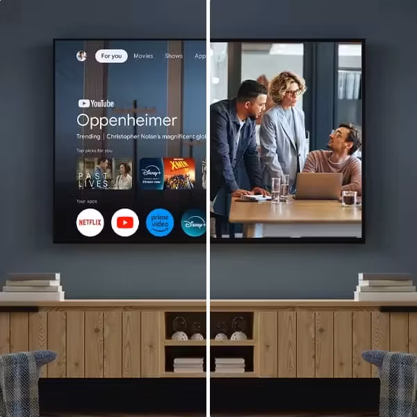 Streamovací aplikace Google TV a více než 4 000 satelitních kanálů
