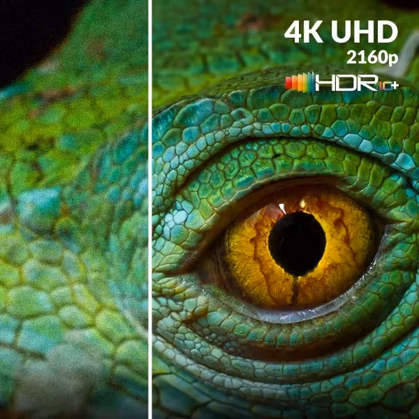 4K rozlišení pro pohlcující zážitek ze sledování