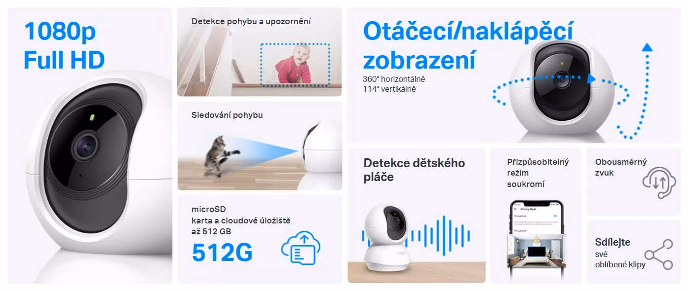 kamera a přehled vlastností